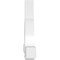 Ekena Millwork Ericson Architectural Grade PVC Gable Bracket, 84"W x 24 1/2"H x 4"D x 4"F, 7/12 Pitch GBP084X25X0404ERI00 - alternate 4